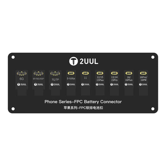 2uul BT03 FPC Battery Connector for iPhone 6 to 16 Pro Max - Test Tools by 2UUL | Online Shopping UK | buy2fix