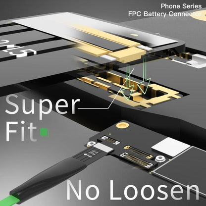 2uul BT03 FPC Battery Connector for iPhone 6 to 16 Pro Max - Test Tools by 2UUL | Online Shopping UK | buy2fix