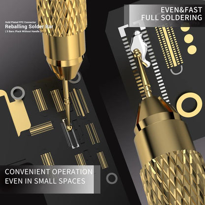 2uul SC96 Gold Plated FPC Connector Reballing Solder Bar - Others by 2UUL | Online Shopping UK | buy2fix