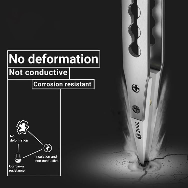2uul TW31 Ultrahard Insulative Ceramic Tweezer - Tweezers by 2UUL | Online Shopping UK | buy2fix