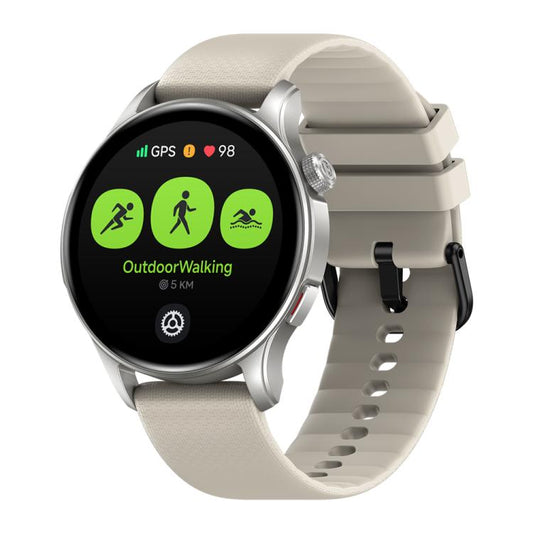 Zeblaze Btalk 3 GPS 1.43 inch HD AMOLED Screen Health Fitness Smart Watch, Support Bluetooth Call(Creamy) - Smart Watches by Zeblaze | Online Shopping UK | buy2fix