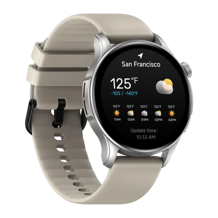 Zeblaze Btalk 3 GPS 1.43 inch HD AMOLED Screen Health Fitness Smart Watch, Support Bluetooth Call(Creamy) - Smart Watches by Zeblaze | Online Shopping UK | buy2fix