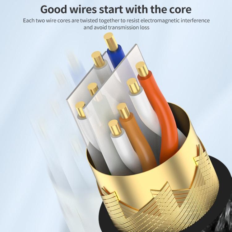 2m RJ45 to USB-C / Type-C Side Bend High Speed Network Card Ethernet Cable - Lan Cable and Tools by buy2fix | Online Shopping UK | buy2fix