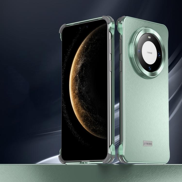 For Huawei Mate 60 Pro+ Micro Frosted Metal Phone Case(Green) - Huawei Cases by buy2fix | Online Shopping UK | buy2fix
