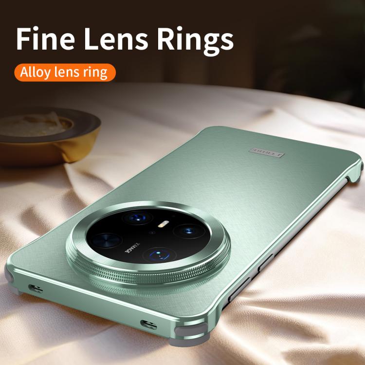 For Huawei Mate 70 Pro Micro Frosted Metal Phone Case(Green) - Huawei Cases by buy2fix | Online Shopping UK | buy2fix