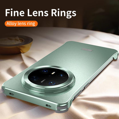 For Huawei Mate 70 Pro Micro Frosted Metal Phone Case(Green) - Huawei Cases by buy2fix | Online Shopping UK | buy2fix