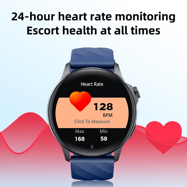 Yesido IO29 Waterproof Smart BT Watch, 1.39 inch Screen, Support BT Call / Heart Rate(Black) - Smart Watches by Yesido | Online Shopping UK | buy2fix