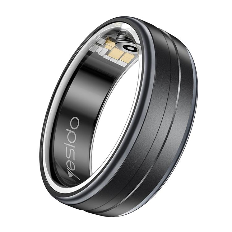 Yesido IO32 Health Monitor Smart Ring, Support Body Temperature / Heart Rate / Blood Pressure / Female Physiological Reminder, Size:65mm Inner Circumference(Black) - Smart Rings / Smart Telephones by Yesido | Online Shopping UK | buy2fix