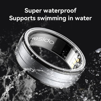 Yesido IO32 Health Monitor Smart Ring, Support Body Temperature / Heart Rate / Blood Pressure / Female Physiological Reminder, Size:57mm Inner Circumference(Black) - Smart Rings / Smart Telephones by Yesido | Online Shopping UK | buy2fix