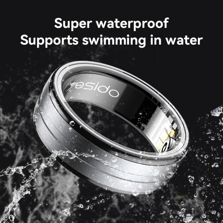 Yesido IO32 Health Monitor Smart Ring, Support Body Temperature / Heart Rate / Blood Pressure / Female Physiological Reminder, Size:65mm Inner Circumference(Black) - Smart Rings / Smart Telephones by Yesido | Online Shopping UK | buy2fix