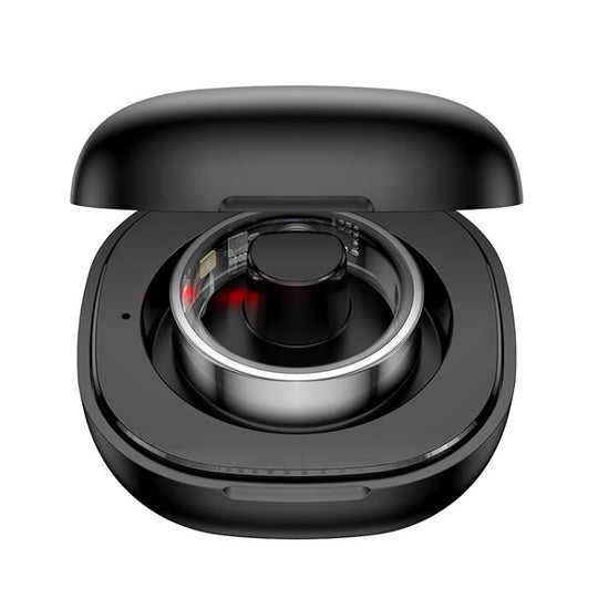 Yesido IO33 Health Monitor Smart Ring, Support Body Temperature / Heart Rate / Blood Pressure / Female Physiological Reminder, Size:57mm Inner Circumference(Black)