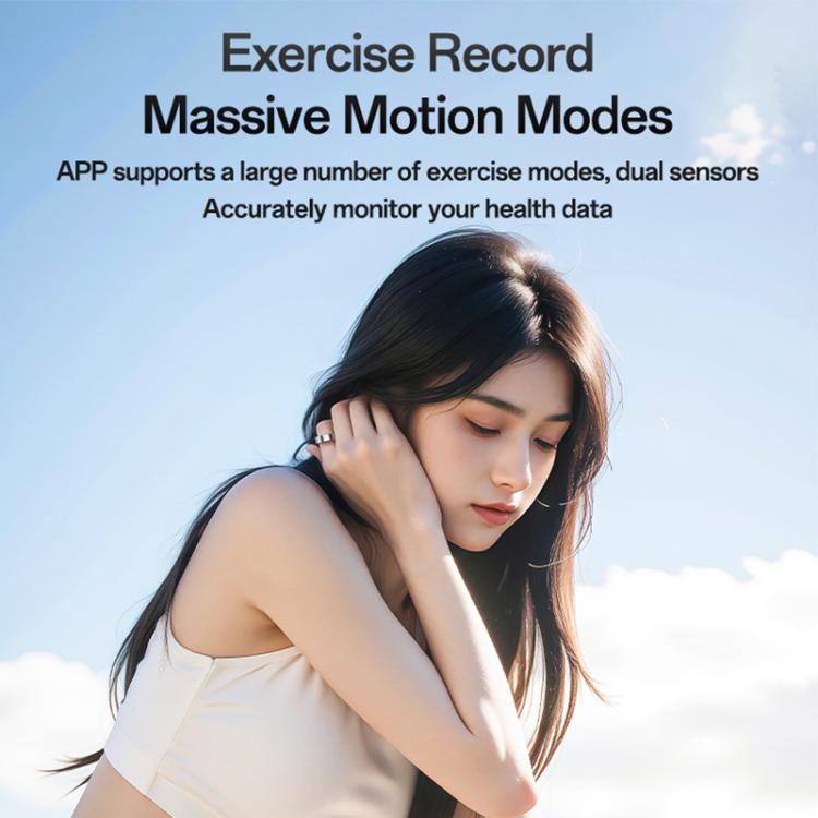 Yesido IO33 Health Monitor Smart Ring, Support Body Temperature / Heart Rate / Blood Pressure / Female Physiological Reminder, Size:63mm Inner Circumference(Black) - Smart Rings / Smart Telephones by Yesido | Online Shopping UK | buy2fix