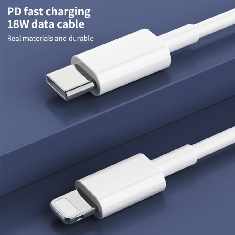 REMAX RP-U37 18W QC+PD Fast Charger With 1m Type-C to 8 Pin Cable, Plug Type:US Plug(White) - USB Charger by REMAX | Online Shopping UK | buy2fix