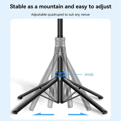 Yesido SF23 Face Tracking Tripod Bluetooth Selfie Stick(Black) - Selfie Sticks by Yesido | Online Shopping UK | buy2fix
