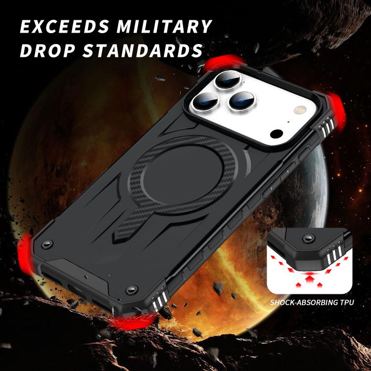 For iPhone 17 Pro Max Straship MagSafe TPU Hybrid PC Phone Case(Black) - iPhone 17 Pro Max Cases by buy2fix | Online Shopping UK | buy2fix