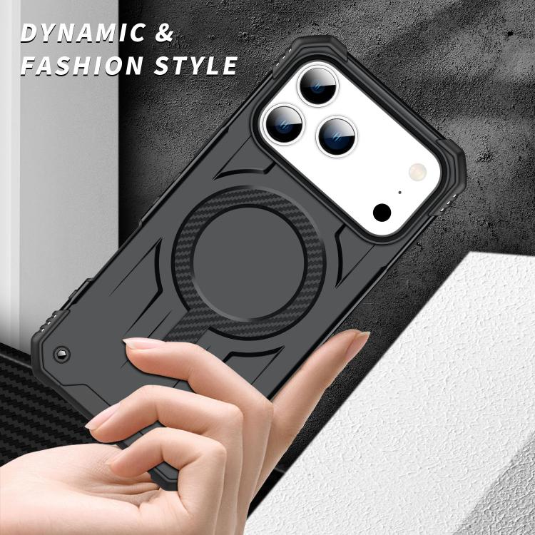 For iPhone 17 Pro Max Straship MagSafe TPU Hybrid PC Phone Case(Black) - iPhone 17 Pro Max Cases by buy2fix | Online Shopping UK | buy2fix