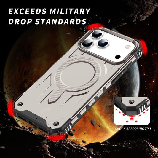 For iPhone 17 Pro Max Straship MagSafe TPU Hybrid PC Phone Case(Gold) - iPhone 17 Pro Max Cases by buy2fix | Online Shopping UK | buy2fix