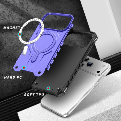 For iPhone 17 Pro Max Straship MagSafe TPU Hybrid PC Phone Case(Purple) - iPhone 17 Pro Max Cases by buy2fix | Online Shopping UK | buy2fix