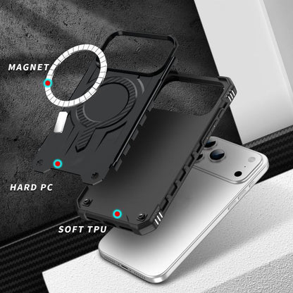 For iPhone 17 Pro Straship MagSafe TPU Hybrid PC Phone Case(Black) - iPhone 17 Pro Cases by buy2fix | Online Shopping UK | buy2fix