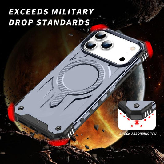 For iPhone 17 Pro Straship MagSafe TPU Hybrid PC Phone Case(Gray) - iPhone 17 Pro Cases by buy2fix | Online Shopping UK | buy2fix