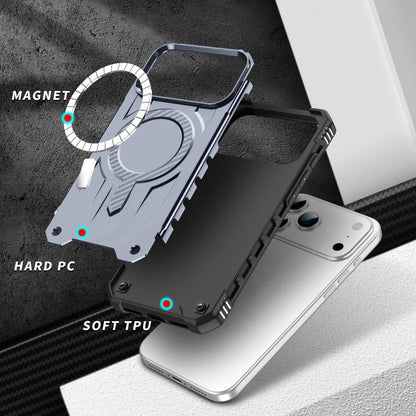 For iPhone 17 Pro Straship MagSafe TPU Hybrid PC Phone Case(Gray) - iPhone 17 Pro Cases by buy2fix | Online Shopping UK | buy2fix