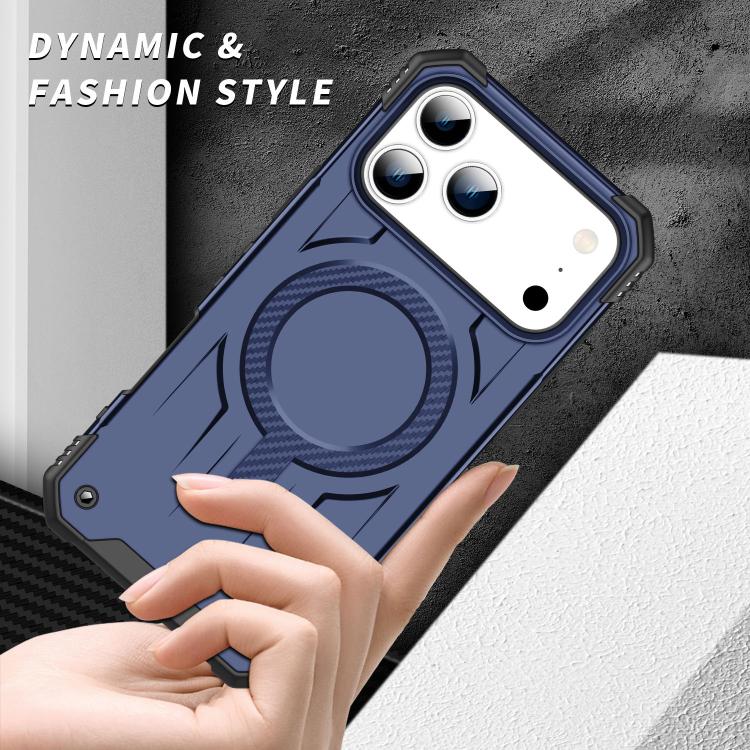 For iPhone 17 Pro Straship MagSafe TPU Hybrid PC Phone Case(Blue) - iPhone 17 Pro Cases by buy2fix | Online Shopping UK | buy2fix