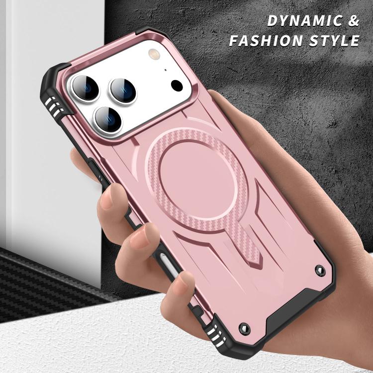 For iPhone 17 Pro Straship MagSafe TPU Hybrid PC Phone Case(Rose Gold) - iPhone 17 Pro Cases by buy2fix | Online Shopping UK | buy2fix