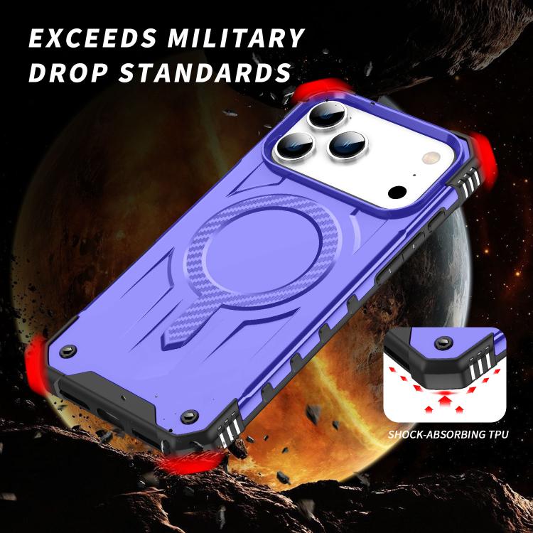 For iPhone 17 Pro Straship MagSafe TPU Hybrid PC Phone Case(Purple) - iPhone 17 Pro Cases by buy2fix | Online Shopping UK | buy2fix