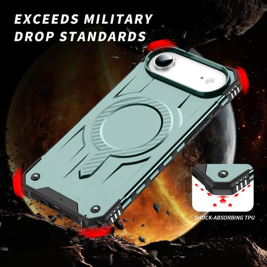 For iPhone Air Straship MagSafe TPU Hybrid PC Phone Case(Midnight Green) - iPhone Air Cases by buy2fix | Online Shopping UK | buy2fix