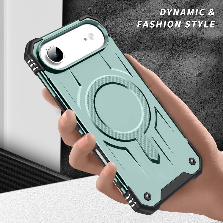 For iPhone Air Straship MagSafe TPU Hybrid PC Phone Case(Midnight Green) - iPhone Air Cases by buy2fix | Online Shopping UK | buy2fix