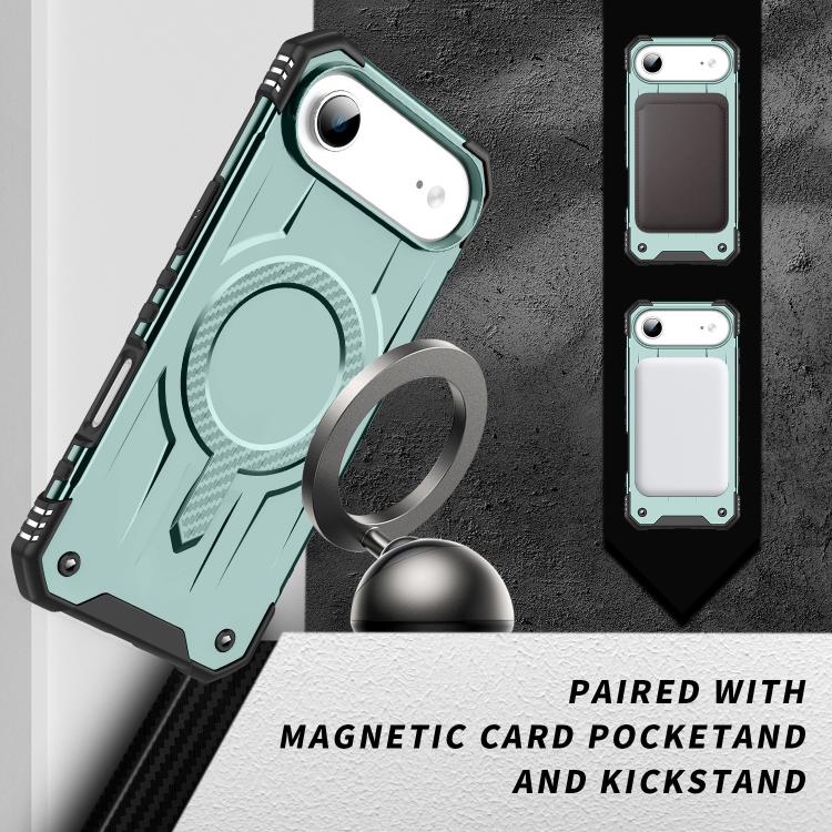 For iPhone Air Straship MagSafe TPU Hybrid PC Phone Case(Midnight Green) - iPhone Air Cases by buy2fix | Online Shopping UK | buy2fix