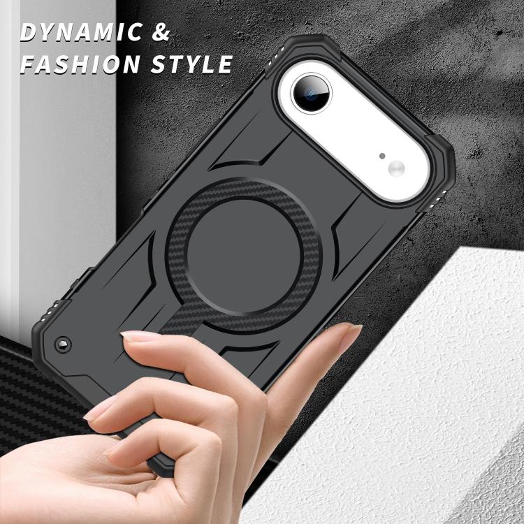 For iPhone Air Straship MagSafe TPU Hybrid PC Phone Case(Black) - iPhone Air Cases by buy2fix | Online Shopping UK | buy2fix