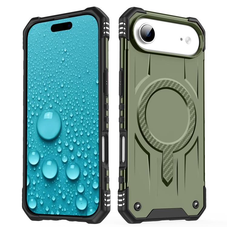 For iPhone Air Straship MagSafe TPU Hybrid PC Phone Case(Army Green) - iPhone Air Cases by buy2fix | Online Shopping UK | buy2fix