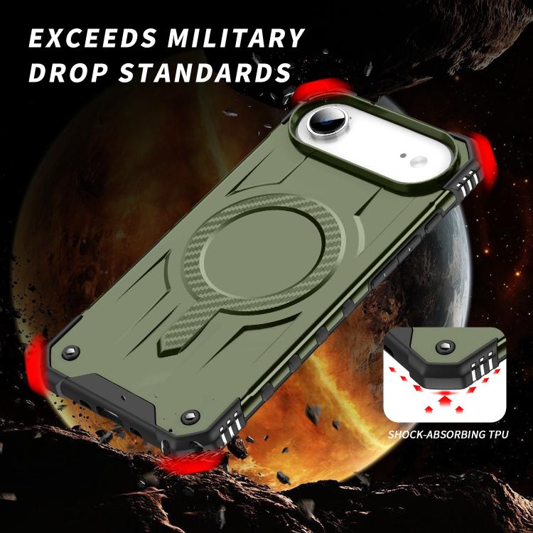 For iPhone Air Straship MagSafe TPU Hybrid PC Phone Case(Army Green) - iPhone Air Cases by buy2fix | Online Shopping UK | buy2fix