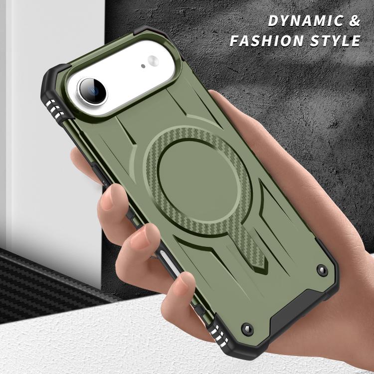 For iPhone Air Straship MagSafe TPU Hybrid PC Phone Case(Army Green) - iPhone Air Cases by buy2fix | Online Shopping UK | buy2fix