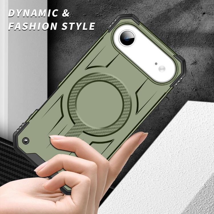 For iPhone Air Straship MagSafe TPU Hybrid PC Phone Case(Army Green) - iPhone Air Cases by buy2fix | Online Shopping UK | buy2fix