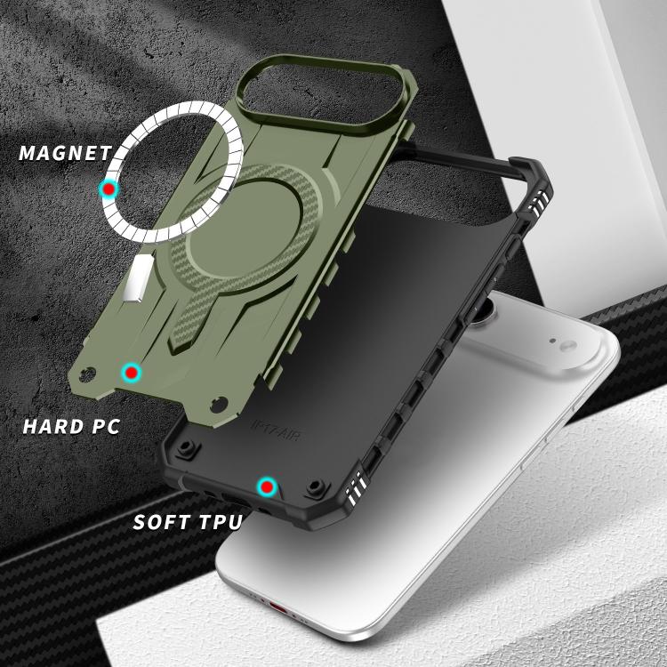 For iPhone Air Straship MagSafe TPU Hybrid PC Phone Case(Army Green) - iPhone Air Cases by buy2fix | Online Shopping UK | buy2fix