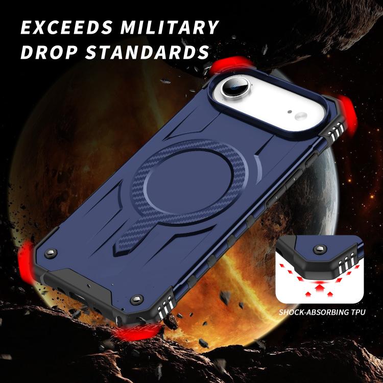 For iPhone Air Straship MagSafe TPU Hybrid PC Phone Case(Blue) - iPhone Air Cases by buy2fix | Online Shopping UK | buy2fix