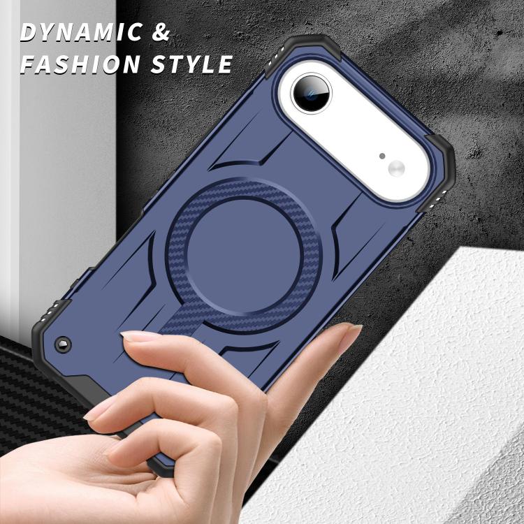 For iPhone Air Straship MagSafe TPU Hybrid PC Phone Case(Blue) - iPhone Air Cases by buy2fix | Online Shopping UK | buy2fix