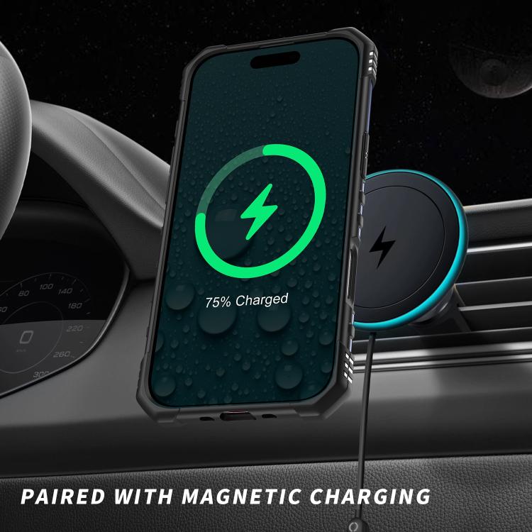 For iPhone Air Straship MagSafe TPU Hybrid PC Phone Case(Blue) - iPhone Air Cases by buy2fix | Online Shopping UK | buy2fix