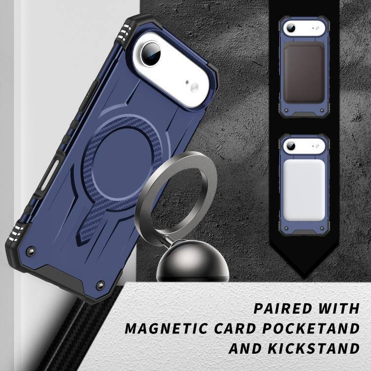 For iPhone Air Straship MagSafe TPU Hybrid PC Phone Case(Blue) - iPhone Air Cases by buy2fix | Online Shopping UK | buy2fix