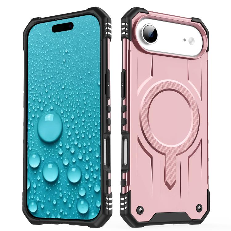 For iPhone Air Straship MagSafe TPU Hybrid PC Phone Case(Rose Gold) - iPhone Air Cases by buy2fix | Online Shopping UK | buy2fix