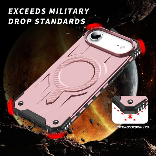 For iPhone Air Straship MagSafe TPU Hybrid PC Phone Case(Rose Gold) - iPhone Air Cases by buy2fix | Online Shopping UK | buy2fix