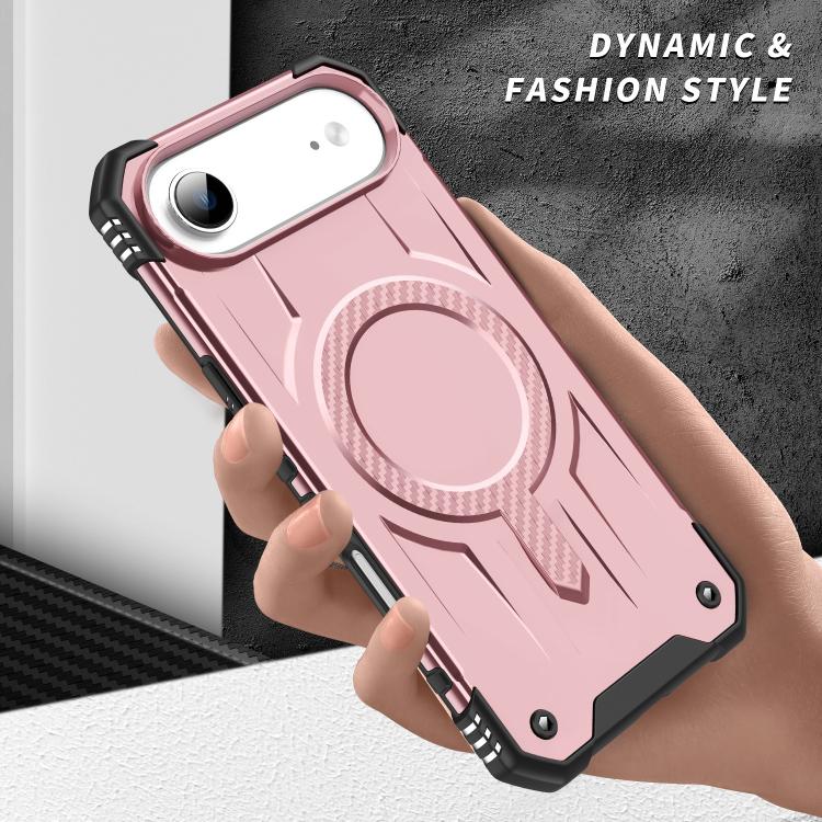For iPhone Air Straship MagSafe TPU Hybrid PC Phone Case(Rose Gold) - iPhone Air Cases by buy2fix | Online Shopping UK | buy2fix