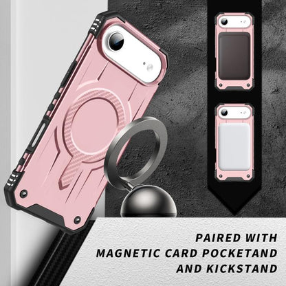 For iPhone Air Straship MagSafe TPU Hybrid PC Phone Case(Rose Gold) - iPhone Air Cases by buy2fix | Online Shopping UK | buy2fix