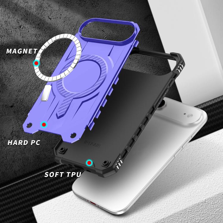 For iPhone Air Straship MagSafe TPU Hybrid PC Phone Case(Purple) - iPhone Air Cases by buy2fix | Online Shopping UK | buy2fix