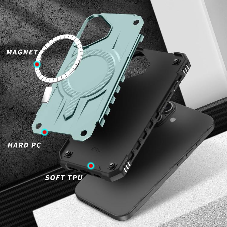 For iPhone 17 Straship MagSafe TPU Hybrid PC Phone Case(Midnight Green) - iPhone 17 Cases by buy2fix | Online Shopping UK | buy2fix