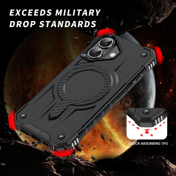 For iPhone 17 Straship MagSafe TPU Hybrid PC Phone Case(Black) - iPhone 17 Cases by buy2fix | Online Shopping UK | buy2fix