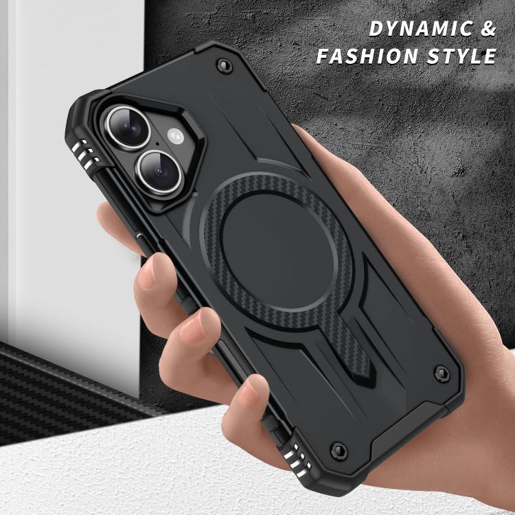 For iPhone 17 Straship MagSafe TPU Hybrid PC Phone Case(Black) - iPhone 17 Cases by buy2fix | Online Shopping UK | buy2fix