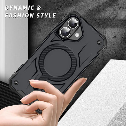 For iPhone 17 Straship MagSafe TPU Hybrid PC Phone Case(Black) - iPhone 17 Cases by buy2fix | Online Shopping UK | buy2fix